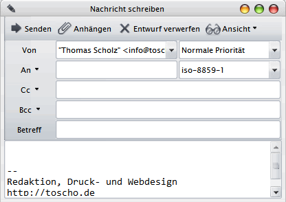 Einstellung in Opera