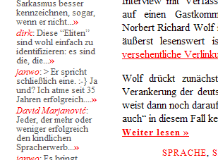 Wen zitiert das Bremer Sprachblog?