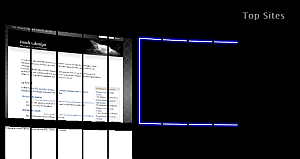 Screenshot Safari 4: Top Sites